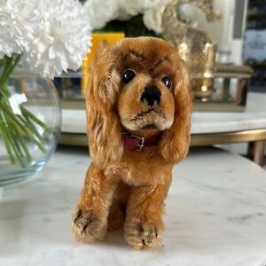 Steiff 70’s era “Revu Susie” the cocker Spaniel Brown Stuffed Animal mohair Toy